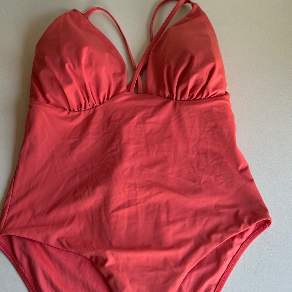 Swimsuits For All One Piece V-Neck Halter Swimsuit
